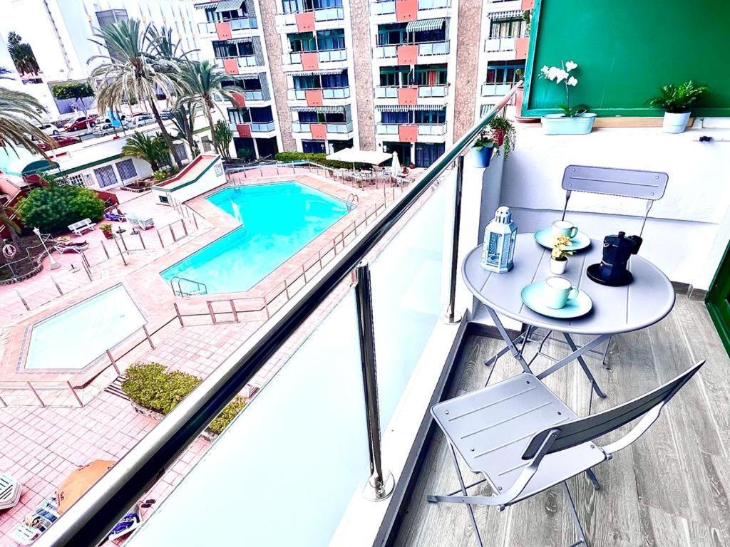 Fm Beach Home - Renovated Apartment With Swimming Pool Near Maspalomas Dunes & Beach Playa del Inglés Kültér fotó
